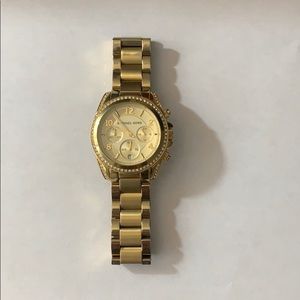 Michael Kors Golden Runway Watch with Glitz MK5166